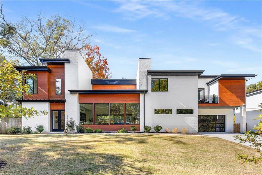 Front exterior of a new home in , Brookhaven, GA, highlighting curb appeal (Image 2).