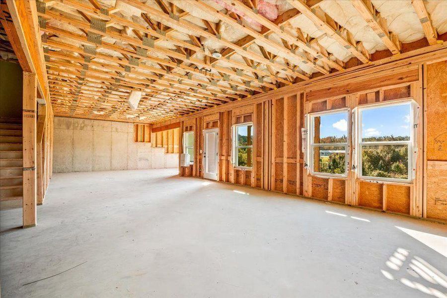 In-progress construction of a new home in Brooks Pond, Cumming, GA (Image 44).