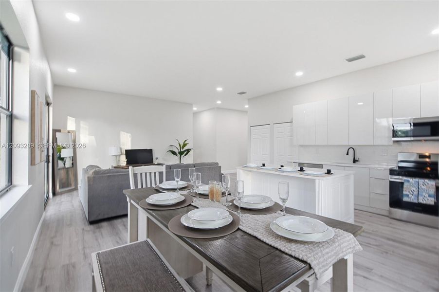 Furnished interior view inside a new home in , Lehigh Acres (Image 11).