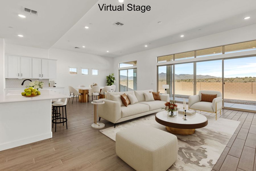 Furnished interior view inside a new home in Mountain View Ranch, Vail (Image 4).