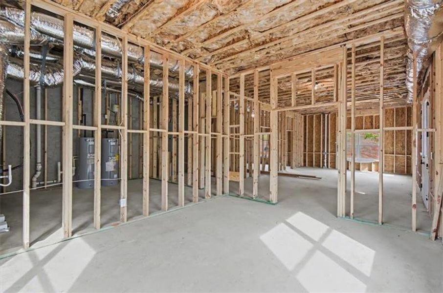 In-progress construction of a new home in , Cartersville, GA (Image 42).