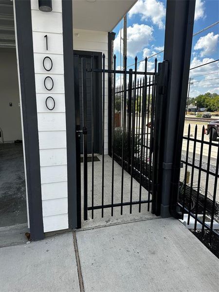 View of gate View of gate