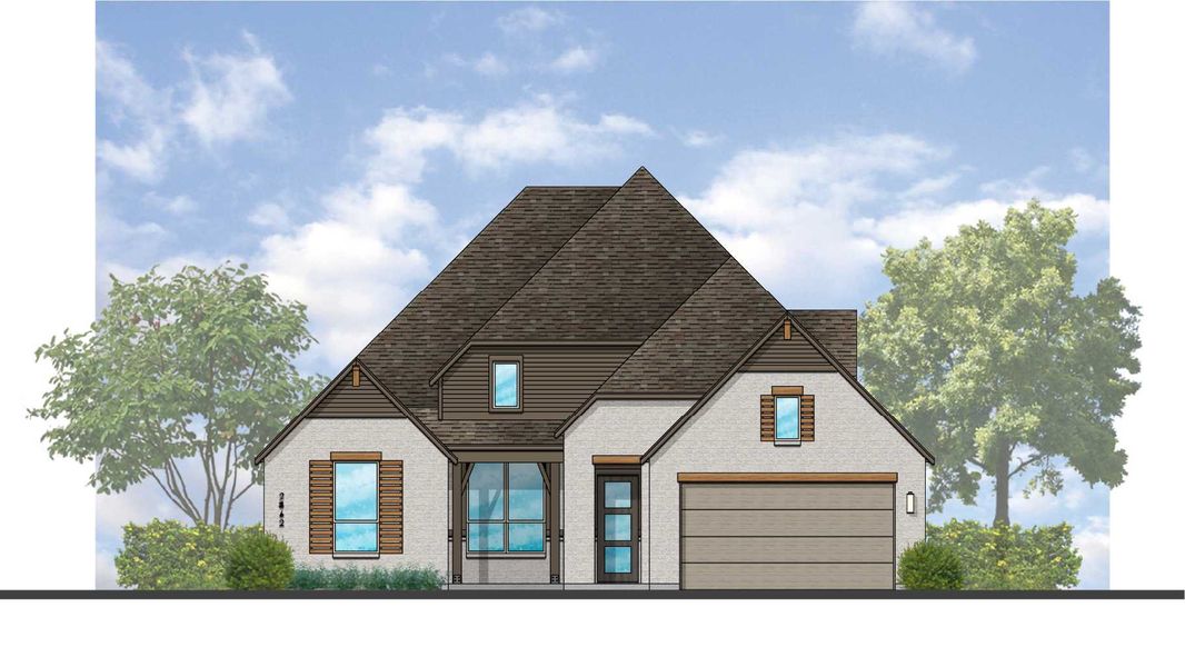 Representative Elevation - some options shown