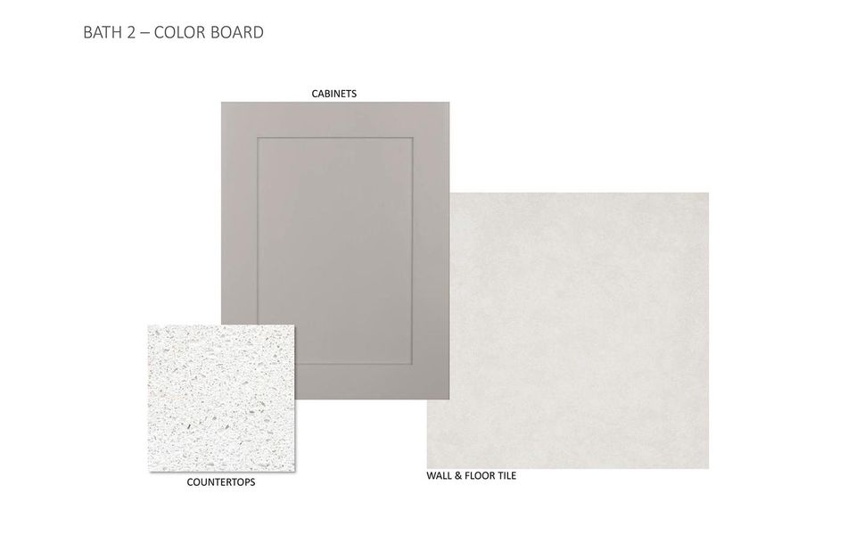 Sample of building materials used in homes in Easton Park, Austin (Image 7).