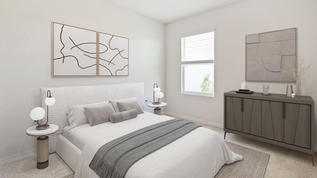 Furnished interior view inside a new home in Oakfield Trails, Parrish (Image 10).