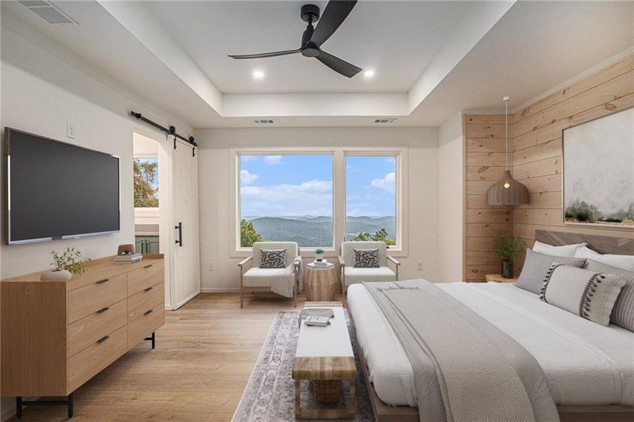 Furnished interior view inside a new home in , Clayton (Image 3).