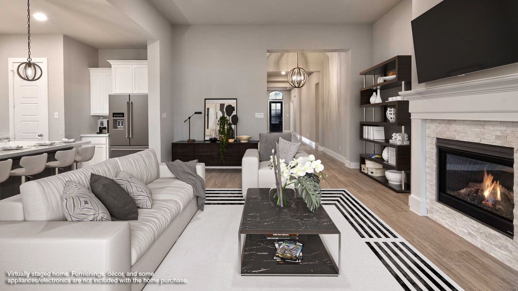 Furnished interior view inside a new home in Austin Point, Richmond (Image 4). Furnished interior view inside a new home in Austin Point, Richmond (Image 4).