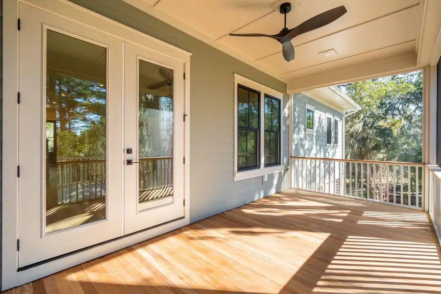 Exterior details and patio area of a home in , Johns Island (Image 4).