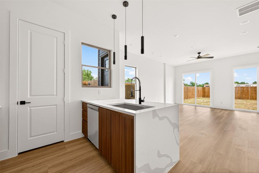 Furnished interior view inside a new home in , Houston (Image 5).