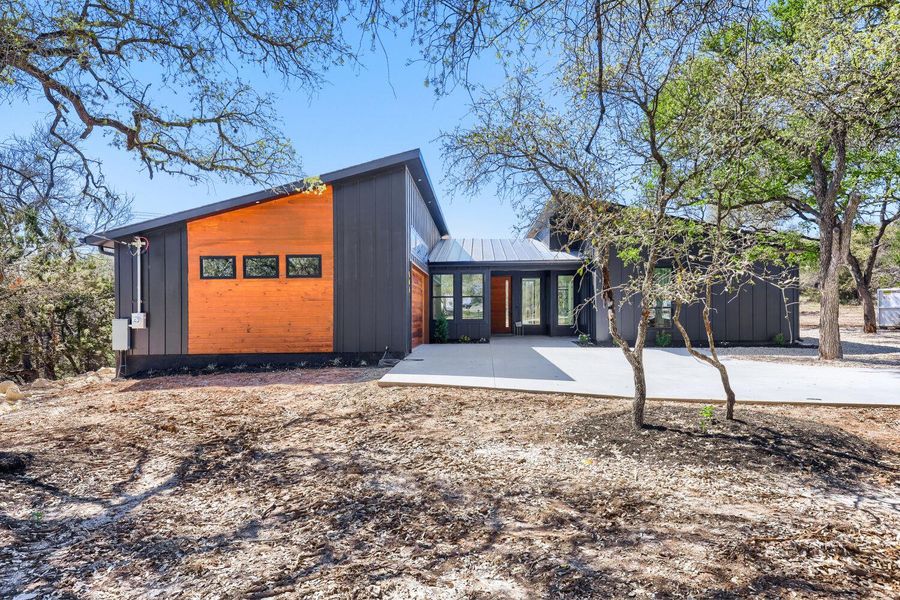 View of front facade with a metal roof View of front facade with a metal roof