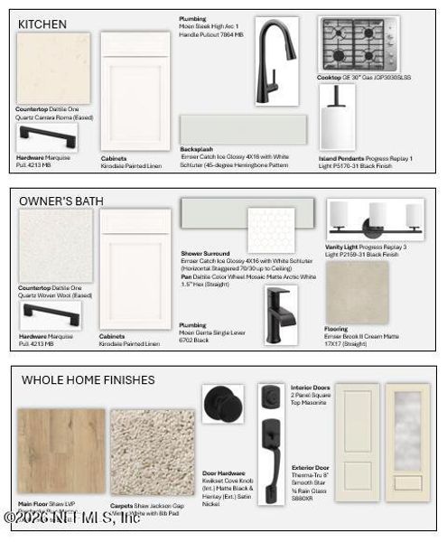 Sample of building materials used in homes in , Yulee (Image 3).