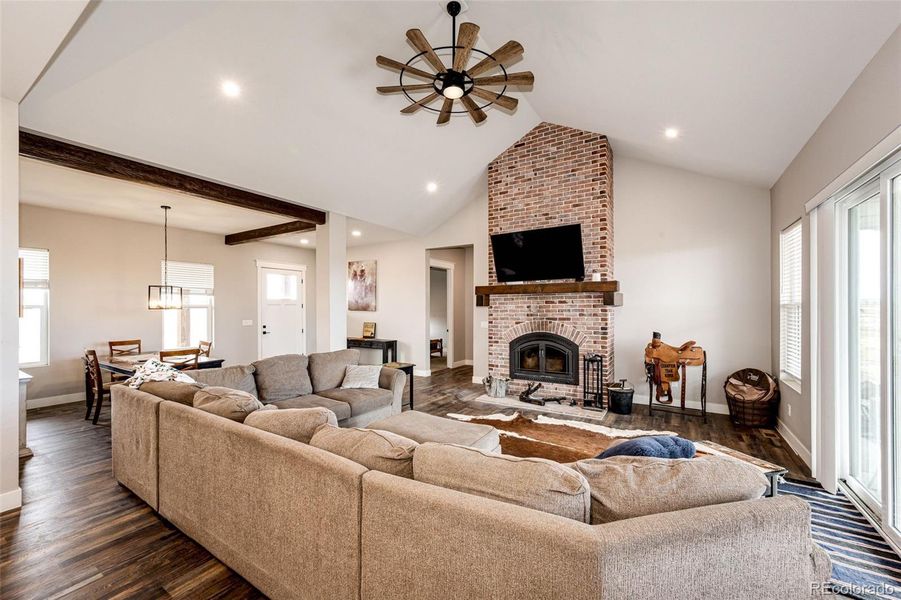 Furnished interior view inside a new home in , Peyton (Image 28).