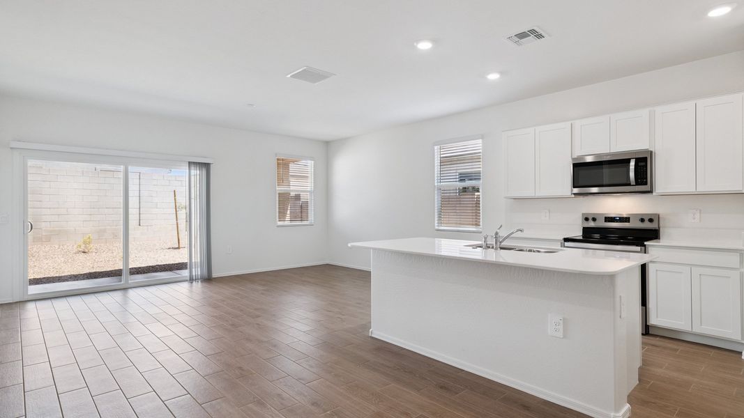 Furnished interior view inside a new home in Rio Rancho Estates, Wittmann (Image 10).