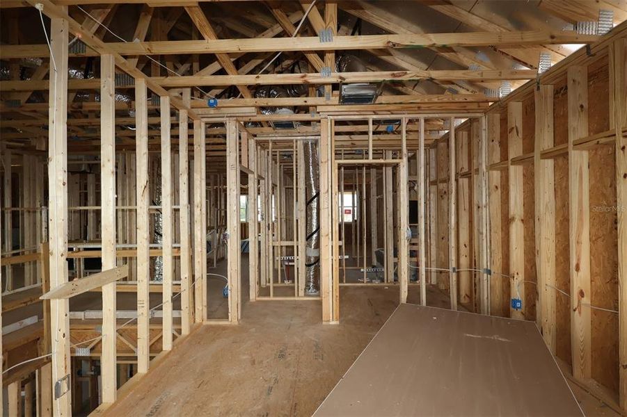 In-progress construction of a new home in Center Lake on the Park, St. Cloud, FL (Image 10).