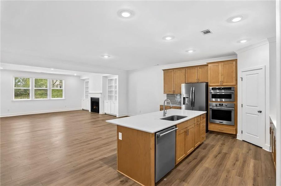 Furnished interior view inside a new home in Estates at Yellow Creek, Cumming (Image 3).