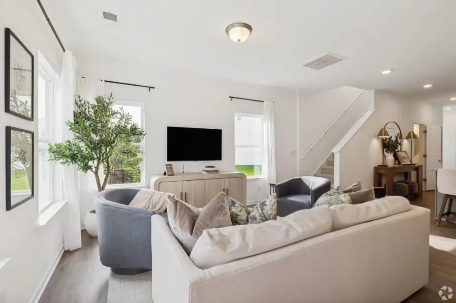 Furnished interior view inside a new home in Johnson Crossing, Cartersville (Image 7).