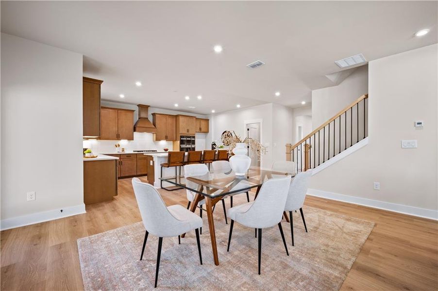 Furnished interior view inside a new home in The Paddocks at Doc Hughes, Buford (Image 14).