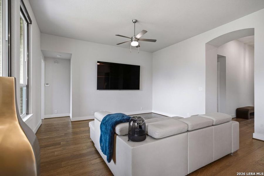 Furnished interior view inside a new home in Alsatian Oaks, Castroville (Image 16). Furnished interior view inside a new home in Alsatian Oaks, Castroville (Image 16).