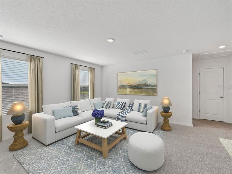 Furnished interior view inside a new home in Oakfield Trails - Premier Series, Parrish (Image 9).