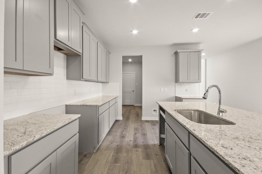 Furnished interior view inside a new home in Caney Mills, Cut and Shoot (Image 8).