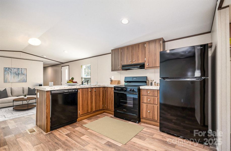 Kitchen Virtually Staged