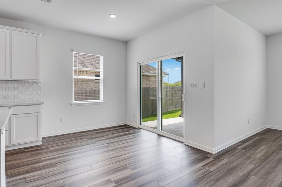 Representative unfurnished interior of a home built from the Oriole by Taylor Morrison in Emory Crossing 50s, Hutto (Image 10). Representative unfurnished interior of a home built from the Oriole by Taylor Morrison in Emory Crossing 50s, Hutto (Image 10).