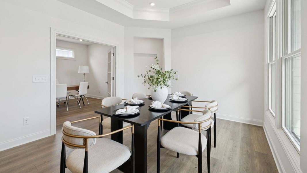 Furnished interior view inside a new home in The Courtyards at Stewarts Creek, Smyrna (Image 16).