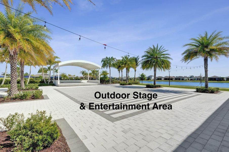 Cresswind Clubhouse Outdoor Stage Area
