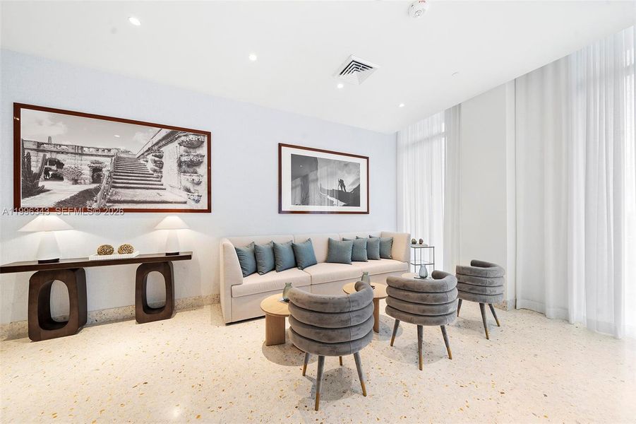 Furnished interior view inside a new home in Mr. C Residences, Miami (Image 45).