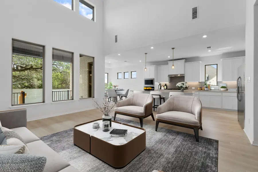 Open Concept Family Room - Virtually Staged Open Concept Family Room - Virtually Staged