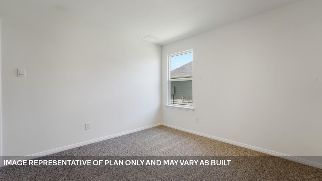 Spacious, unfurnished interior of a new home in Trails at Wildhorse, Austin (Image 18).