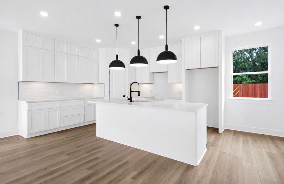 Furnished interior view inside a new home in , Houston (Image 9).