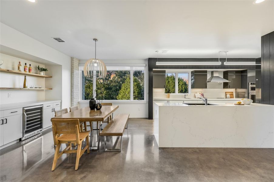 Furnished interior view inside a new home in , Wimberley (Image 13).