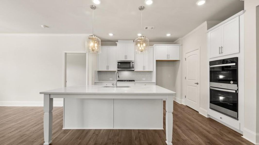 Furnished interior view inside a new home in Hamptons at Riverwood North, Dallas (Image 8).