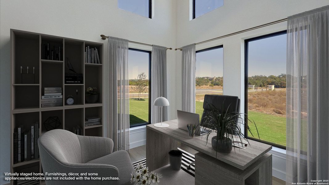 Furnished interior view inside a new home in George's Ranch Acre, Boerne (Image 12).