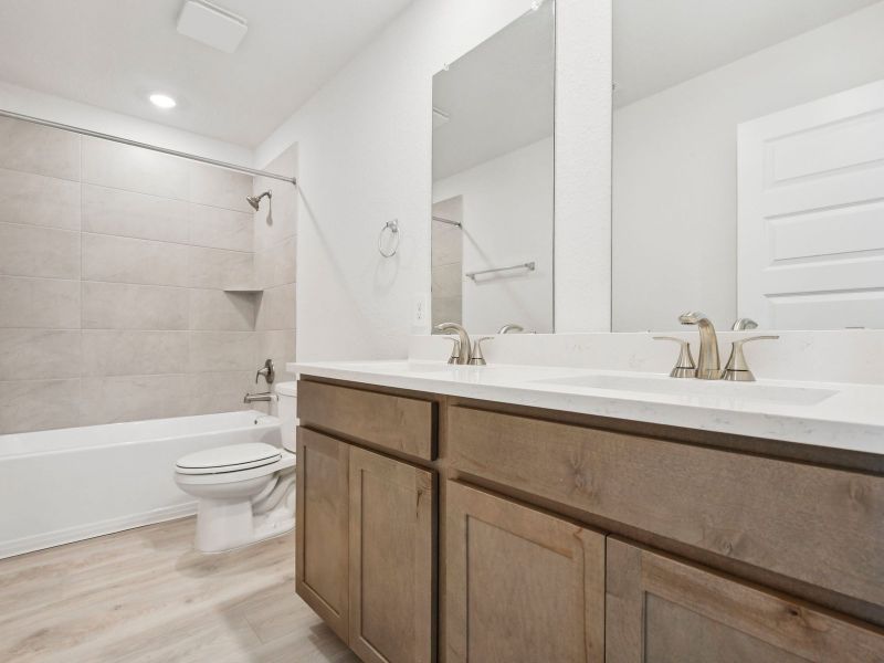 Furnished interior view inside a new home in Prairie Winds - Executive Collection, Hutto (Image 8).