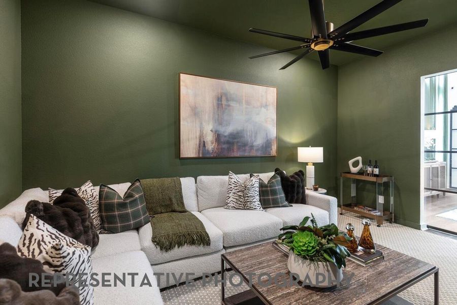 Furnished interior view inside a new home in Meridiana, Manvel (Image 14).