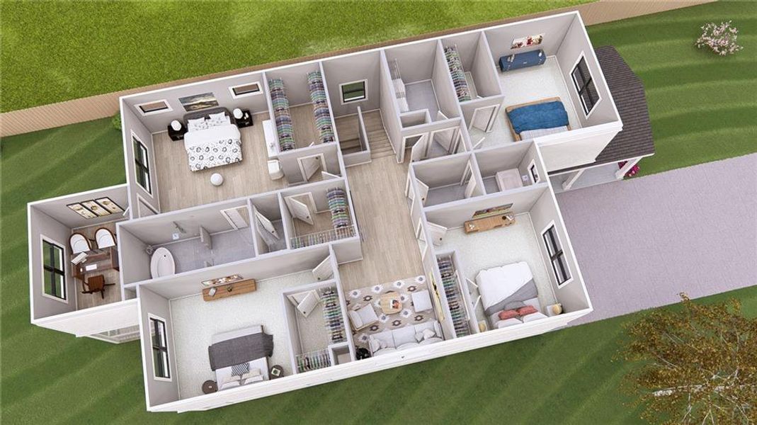 2D floor plan layout of this home in , Decatur, GA (Image 3).