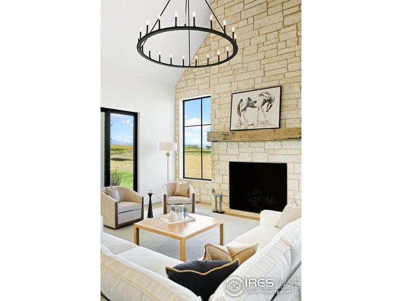 Furnished interior view inside a new home in , Longmont (Image 25).