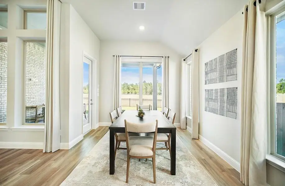 Furnished interior view inside a new home in , Richmond (Image 7).