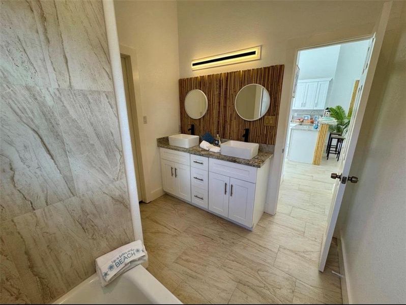 Furnished interior view inside a new home in , San Leon (Image 5).