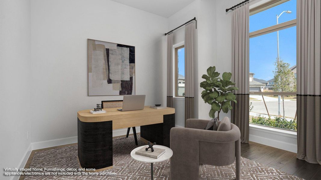 Furnished interior view inside a new home in StoneCreek Estates, Richmond (Image 8).