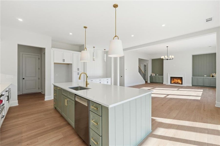 Furnished interior view inside a new home in , Rydal (Image 20).