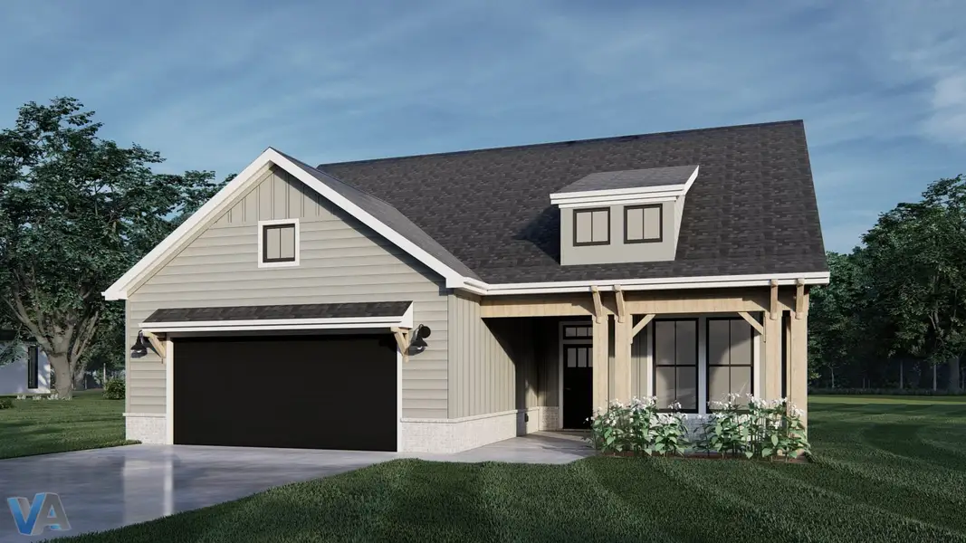 Representative exterior photo of a completed home built from the Torino by Perfection Builders in The Courtyards at Oakland Hills, Louisville, KY (Image 6).