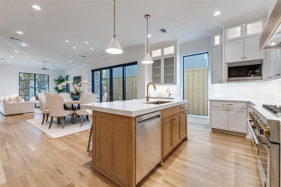 Furnished interior view inside a new home in , University Park (Image 24).