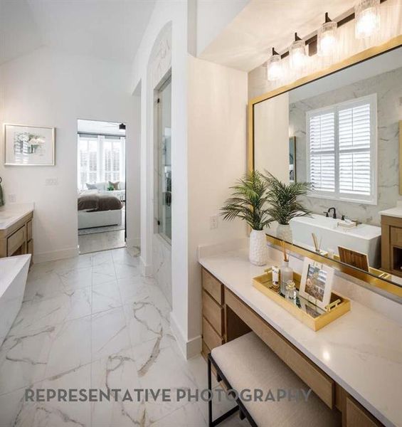 Furnished interior view inside a new home in Cambridge Crossing, Celina (Image 17).