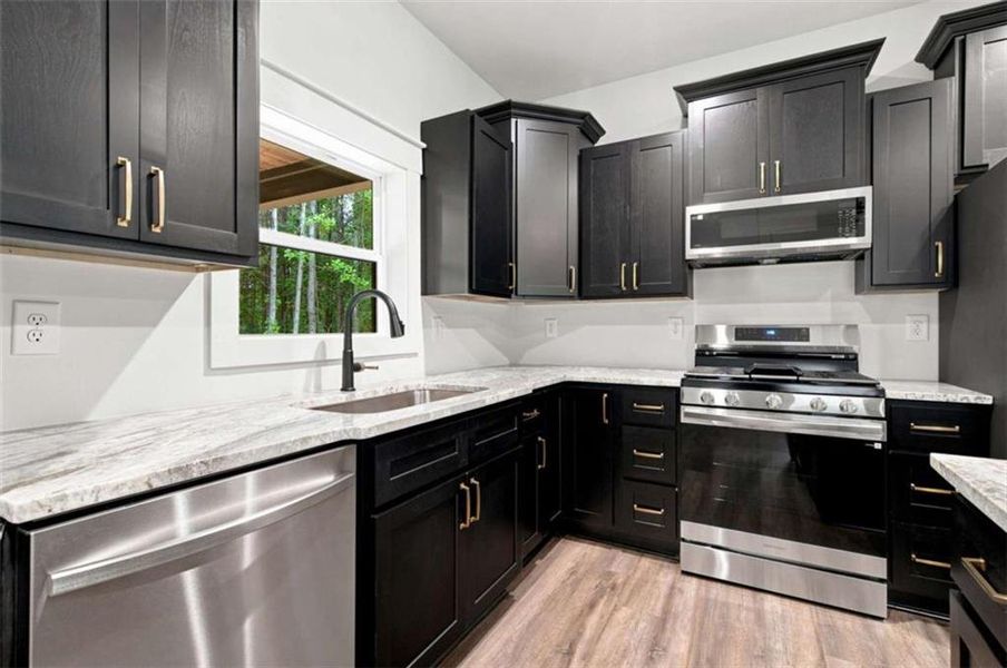 Furnished interior view inside a new home in , Talking Rock (Image 12).