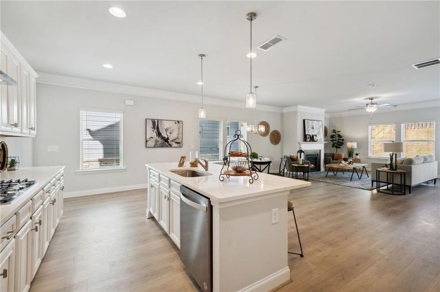 Furnished interior view inside a new home in , Dawsonville (Image 15). Furnished interior view inside a new home in , Dawsonville (Image 15).
