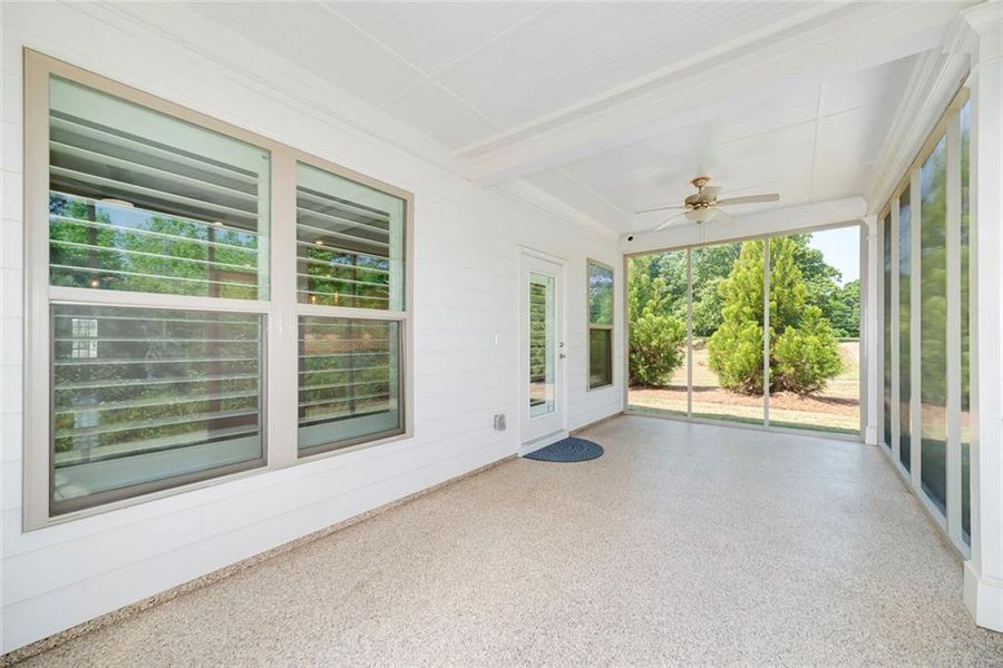 Exterior details and patio area of a home in Wimberly, Powder Springs (Image 4).