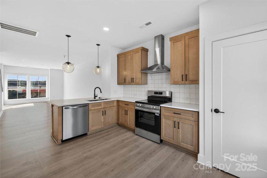Furnished interior view inside a new home in , Charlotte (Image 10).